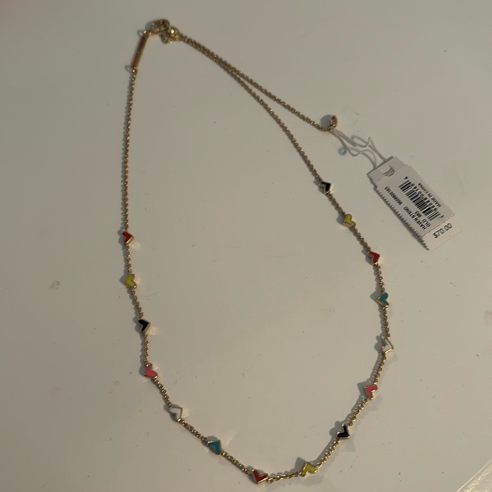 Kendra Scott Rainbow Heart Necklace